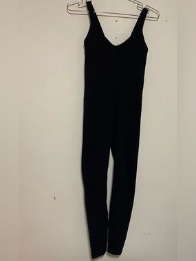 lululemon athletica Black Sleeveless V-Neck Jumpsuit